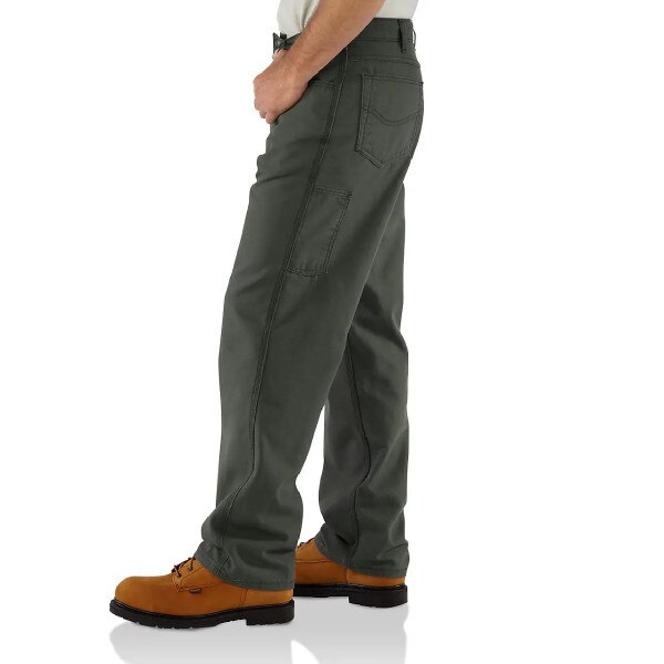Carhartt FR Loose Fit Midweight Canvas Pant in Moss